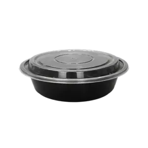 32oz Round Black Container 32oz Round Black Container