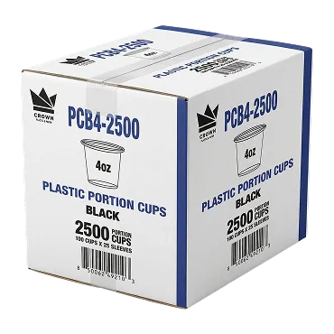 4oz Portion cup Black Carton 4oz Portion cup Black Carton