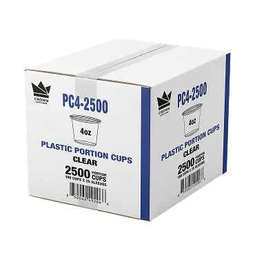 4oz portion cup CLEAR Carton 4oz portion cup CLEAR Carton