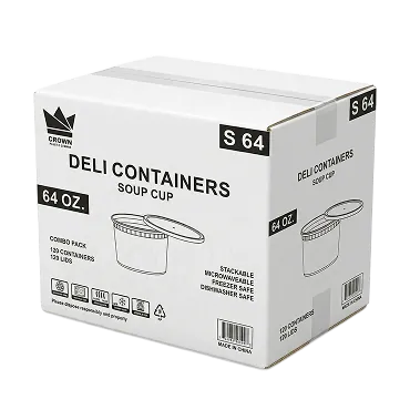 64oz deli container Carton