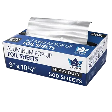 9x10.75 foil sheets white background