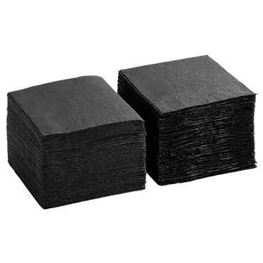 Beverage Napkins - Black Beverage Napkins Black