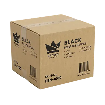 Black Bev napkin Carrton Black Bev napkin Carrton