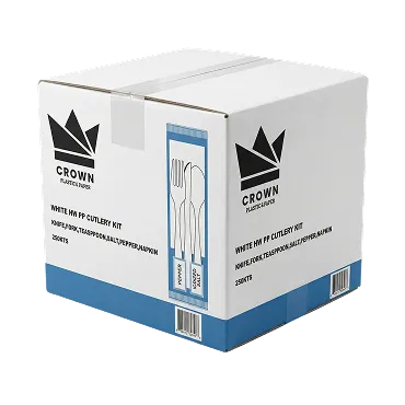 Black HW Cutlery Kit Carton