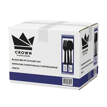 Black MW Cutlery Kit Carton
