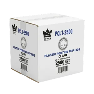 lid for 1oz portion cups Carton lid for 1oz portion cups Carton